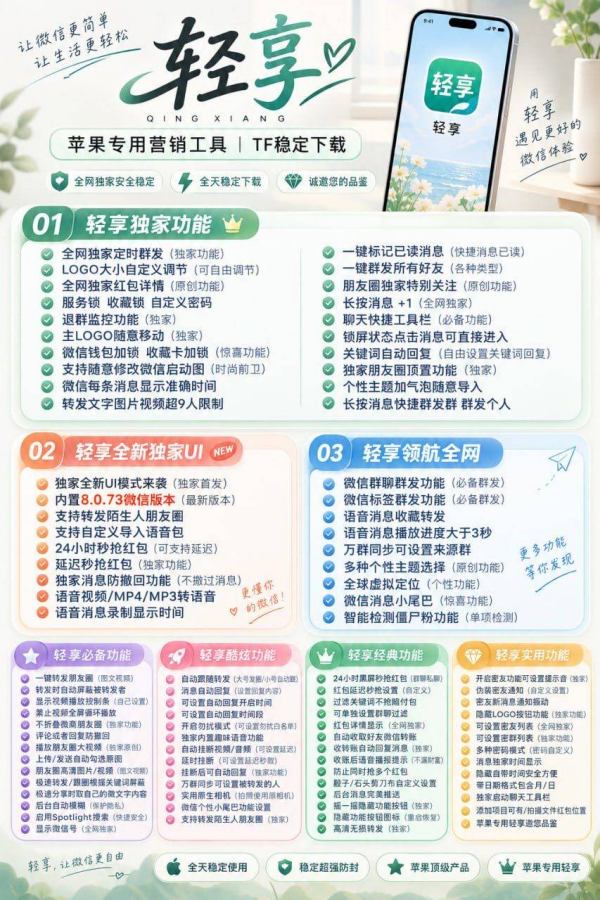 【2026年9月16日苹果多开汇总】微信多开轻享新品上市